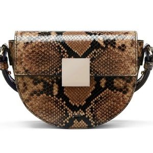 Cognac Snake Mini Oslo Crossbody